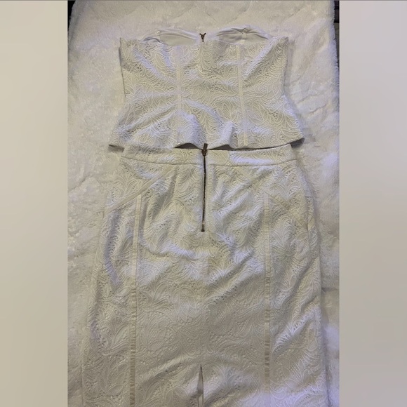 Cache Beige Lace Skirt Set - Picture 2 of 2
